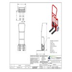 Valley Craft 800 lb. Steel Multi-Use Hand Truck with Flat Forks and Never-Flat Wheels F85882A3FF Valley Craft 800 lb. Steel Multi-Use Hand Truck with Flat Forks and Never-Flat Wheels F85882A3FF