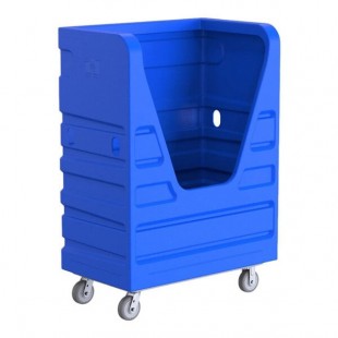 R&B Wire Products, Inc. 48 Cu. Ft. Blue Heavy-Duty Polypropylene Bulk Transport Truck 849B