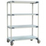 Metro X556EFX3 MetroMax i Polymer Solid Shelf Cart - 24 Metro X556EFX3 MetroMax i Polymer Solid Shelf Cart - 24
