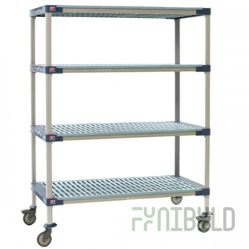 Metro X566PG4 MetroMax 4 Polymer Grid Shelf Cart - 24