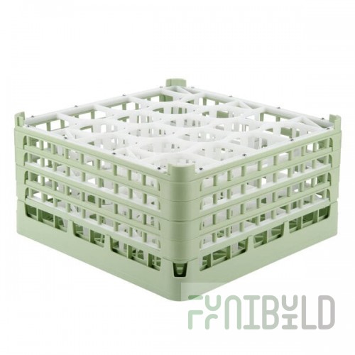 Vollrath 52709 Signature Lemon Drop Full-Size Light Green 20-Compartment 9 1/16