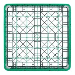 Noble Warewashing 36-Compartment Gray Full-Size Glass Rack with 1 Green Extender Noble Warewashing 36-Compartment Gray Full-Size Glass Rack with 1 Green Extender