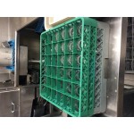 Noble Warewashing 36-Compartment Gray Full-Size Glass Rack with 1 Green Extender Noble Warewashing 36-Compartment Gray Full-Size Glass Rack with 1 Green Extender
