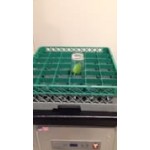 Noble Warewashing 36-Compartment Gray Full-Size Glass Rack with 1 Green Extender Noble Warewashing 36-Compartment Gray Full-Size Glass Rack with 1 Green Extender