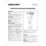 SATCO/NUVO Lansing 1-Light Mini Pendant Light with Etched Opal Glass and Midnight Bronze Finish - 120V, 100W