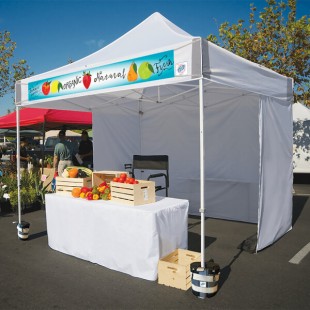 E-Z Up ES100S910WHRCVP ES100S 10' x 10' White Canopy with White Frame Shelter Value Pack E-Z Up ES100S910WHRCVP ES100S 10' x 10' White Canopy with White Frame Shelter Value Pack