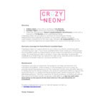 Crazy Neon 21 1/2 Crazy Neon 21 1/2