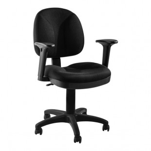 National Public Seating Adjustable Height Comfort Task Chair with Arms