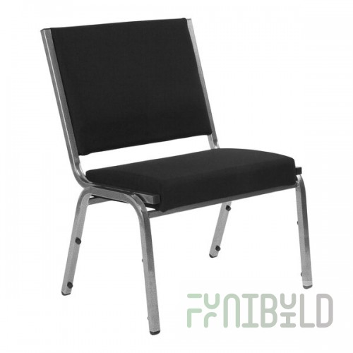 Flash Furniture Hercules Black Fabric Bariatric Medical Reception Chair