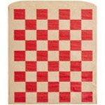 Choice Kraft Red Check Wire Cone Basket Liner / Deli Wrap / Double Open Bag 9 Choice Kraft Red Check Wire Cone Basket Liner / Deli Wrap / Double Open Bag 9