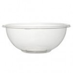 Fineline 5012-BK 12 oz. Black PETE Plastic Salad Bowl - 200/Case