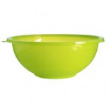 Fineline 5012-BK 12 oz. Black PETE Plastic Salad Bowl - 200/Case