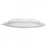 Fineline 5012-BK 12 oz. Black PETE Plastic Salad Bowl - 200/Case