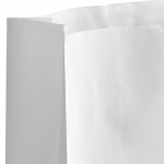Choice 1/6 57 lb. White Heavy-Duty Paper Customizable Barrel Sack - 500/Case