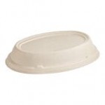 World Centric GreenLight Compliant PLA Plastic Compostable Vented Lid for 32 oz. Fiber Burrito Bowls - 300/Case