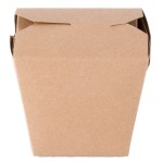 Fold-Pak Earth 16MWEARTHM 16 oz. Microwaveable Paper Take-Out Container - 450/Case