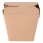 Fold-Pak Earth 16MWEARTHM 16 oz. Microwaveable Paper Take-Out Container - 450/Case