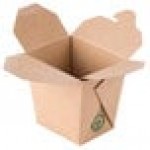 Fold-Pak Earth 16MWEARTHM 16 oz. Microwaveable Paper Take-Out Container - 450/Case