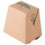 Fold-Pak Earth 16MWEARTHM 16 oz. Microwaveable Paper Take-Out Container - 450/Case