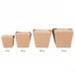 Fold-Pak Earth 16MWEARTHM 16 oz. Microwaveable Paper Take-Out Container - 450/Case