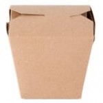 Fold-Pak Earth 16MWEARTHM 16 oz. Microwaveable Paper Take-Out Container - 450/Case