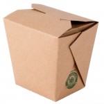 Fold-Pak Earth 16MWEARTHM 16 oz. Microwaveable Paper Take-Out Container - 450/Case