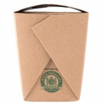 Fold-Pak Earth 16MWEARTHM 16 oz. Microwaveable Paper Take-Out Container - 450/Case