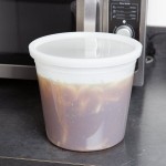 168 oz. Translucent Round Deli Container and Lid Combo Pack - 5/Pack 168 oz. Translucent Round Deli Container and Lid Combo Pack - 5/Pack