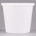 168 oz. Translucent Round Deli Container and Lid Combo Pack - 5/Pack 168 oz. Translucent Round Deli Container and Lid Combo Pack - 5/Pack