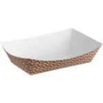 Carnival King #500 5 lb. Cornerstone Paper Food Tray - 250/Pack