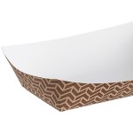 Carnival King #500 5 lb. Cornerstone Paper Food Tray - 250/Pack