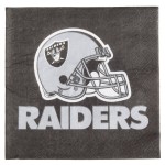 Creative Converting Las Vegas Raiders 2-Ply Luncheon Napkin - 192/Case Creative Converting Las Vegas Raiders 2-Ply Luncheon Napkin - 192/Case