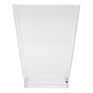 Fineline Tiny Temptations 5.1 oz. Square Clear Plastic Cup - 200/Case