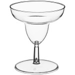 Visions 2 oz. Clear Plastic Mini Margarita Glass - 120/Case