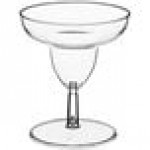 Visions 2 oz. Clear Plastic Mini Margarita Glass - 120/Case