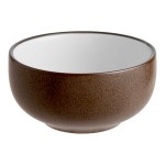 Acopa Embers 13 oz. Hickory Brown Matte Stoneware Bowl - Sample Acopa Embers 13 oz. Hickory Brown Matte Stoneware Bowl - Sample