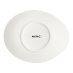 Acopa Nova 24 oz. Cream White Asymmetric Stoneware Bowl - Sample Acopa Nova 24 oz. Cream White Asymmetric Stoneware Bowl - Sample