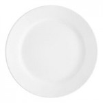 Acopa 3.5 oz. Bright White Rolled Edge Stoneware Fruit Bowl / Monkey Dish - 36/Case