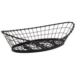 TableCraft GMT2412 Grand Master Transformer Oblong Black Metal Basket - 24 TableCraft GMT2412 Grand Master Transformer Oblong Black Metal Basket - 24