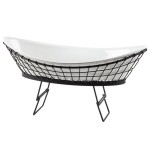 TableCraft GMT2412 Grand Master Transformer Oblong Black Metal Basket - 24 TableCraft GMT2412 Grand Master Transformer Oblong Black Metal Basket - 24