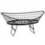 TableCraft GMT2412 Grand Master Transformer Oblong Black Metal Basket - 24 TableCraft GMT2412 Grand Master Transformer Oblong Black Metal Basket - 24