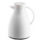 TableCraft 50 oz. White Plastic Coffee Carafe with Glass Liner 12664 - 6/Case