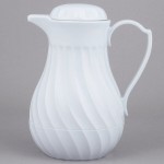 Vollrath 52162 SwirlServe 20 oz. White Hot-N-Cold Beverage Server Vollrath 52162 SwirlServe 20 oz. White Hot-N-Cold Beverage Server