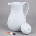 Vollrath 52162 SwirlServe 20 oz. White Hot-N-Cold Beverage Server Vollrath 52162 SwirlServe 20 oz. White Hot-N-Cold Beverage Server