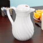 Vollrath 52162 SwirlServe 20 oz. White Hot-N-Cold Beverage Server Vollrath 52162 SwirlServe 20 oz. White Hot-N-Cold Beverage Server