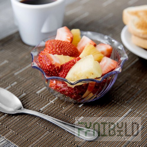 Carlisle 453507 Clear 8 oz. Tulip Berry Dish - 48/Case