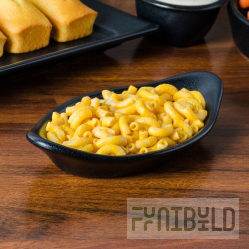 Hall China from Steelite International HL5200AFCA Foundry 6 oz. Black China Rarebit / Au Gratin Dish - 24/Case
