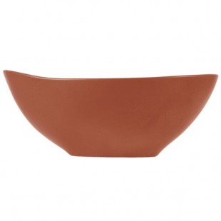 Libbey DRI-6-C Driftstone 38 oz. Clay Satin Matte Organic Porcelain Bowl - 12/Case Libbey DRI-6-C Driftstone 38 oz. Clay Satin Matte Organic Porcelain Bowl - 12/Case