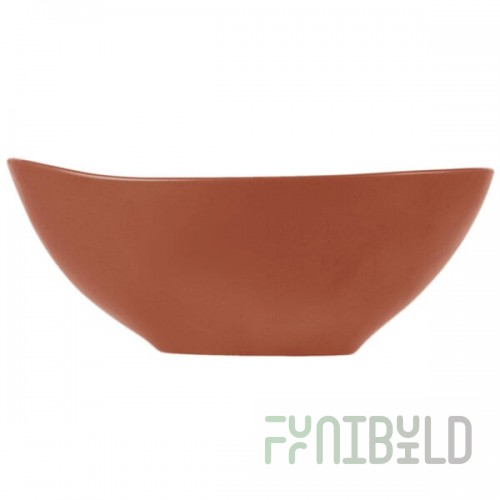 Libbey DRI-6-C Driftstone 38 oz. Clay Satin Matte Organic Porcelain Bowl - 12/Case