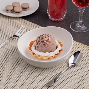 Ariane Vital Coupe 59.17 oz. Warm White Round Slanted Porcelain Coupe Bowl - 4/Case Ariane Vital Coupe 59.17 oz. Warm White Round Slanted Porcelain Coupe Bowl - 4/Case
